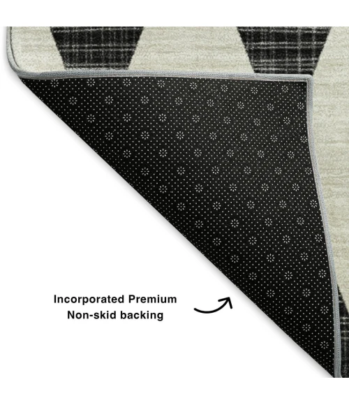 Addison Mayfield Black AMF578 8ft. x 10ft. Rect. Rug