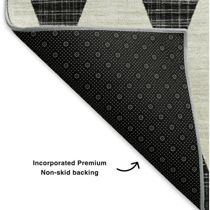Addison Mayfield Black AMF578 9ft. x 12ft. Rect. Rug