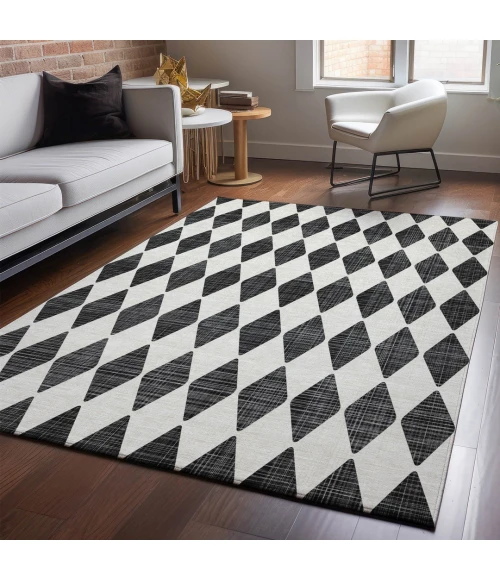 Addison Mayfield Black AMF578 8ft. x 10ft. Rect. Rug