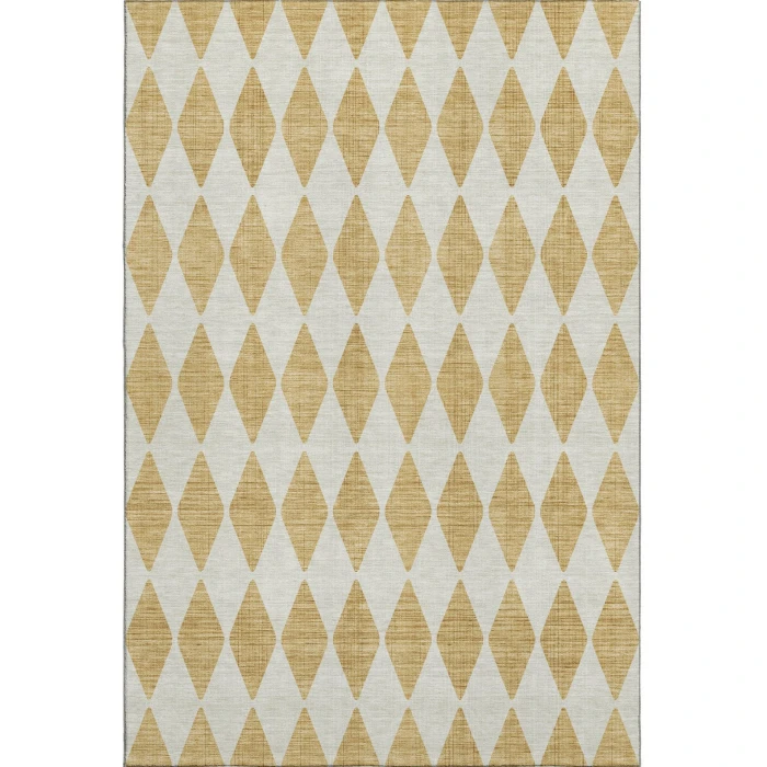 Addison Mayfield Gold AMF578 - 8ft. Round Rug