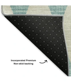 Addison Mayfield Teal AMF578 9ft. x 12ft. Rect. Rug