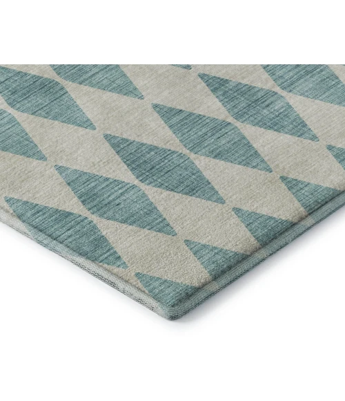 Addison Mayfield Teal AMF578 9ft. x 12ft. Rect. Rug