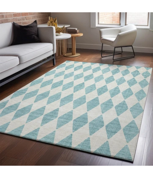 Addison Mayfield Teal AMF578 9ft. x 12ft. Rect. Rug