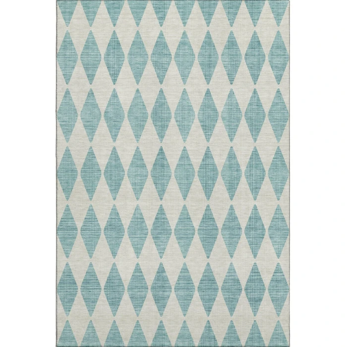 Addison Mayfield Teal AMF578 - 8ft. Round Rug