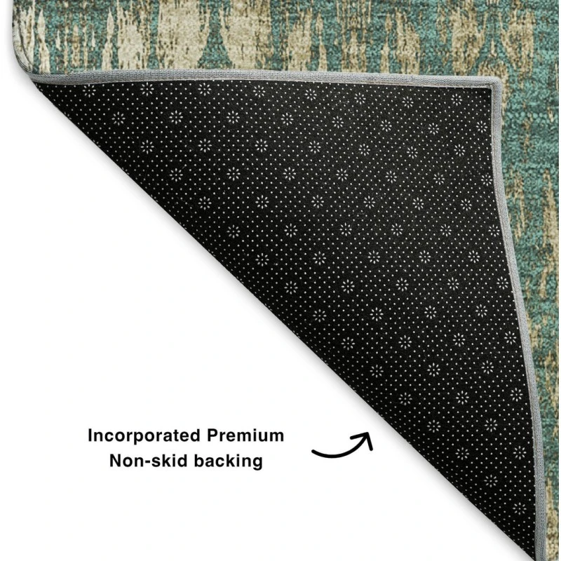 Addison Mayfield Teal AMF580 5ft. x 7ft. 6in. Rect. Rug
