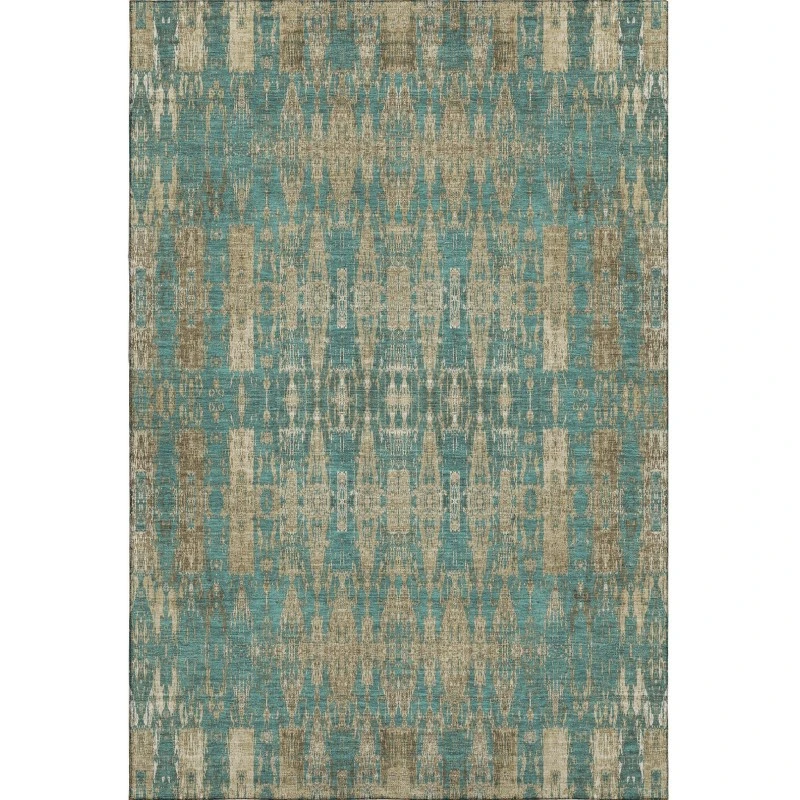 Addison Mayfield Teal AMF580 5ft. x 7ft. 6in. Rect. Rug