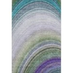 Addison Mayfield Teal AMF584 8ft. x 10ft. Rect. Rug