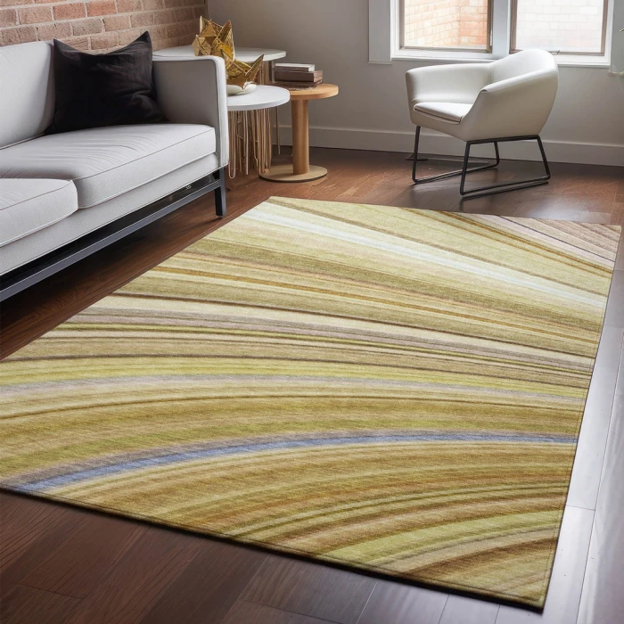 Addison Mayfield Brown AMF585 - 8ft. Round Rug