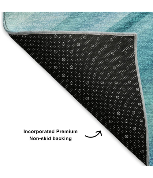 Addison Mayfield Teal AMF585 8ft. x 10ft. Rect. Rug