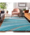 Addison Mayfield Teal AMF585 8ft. x 10ft. Rect. Rug