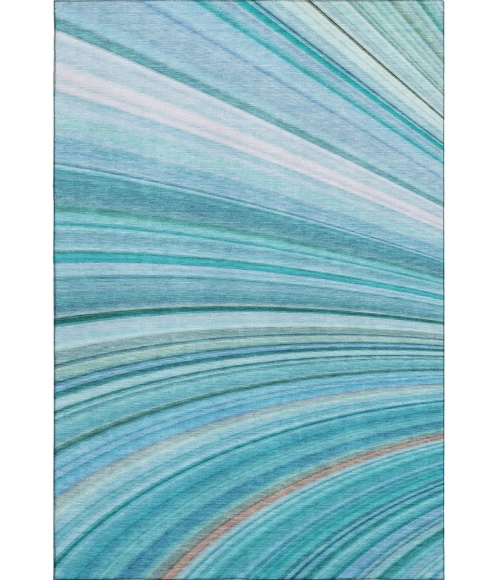 Addison Mayfield Teal AMF585 8ft. x 10ft. Rect. Rug