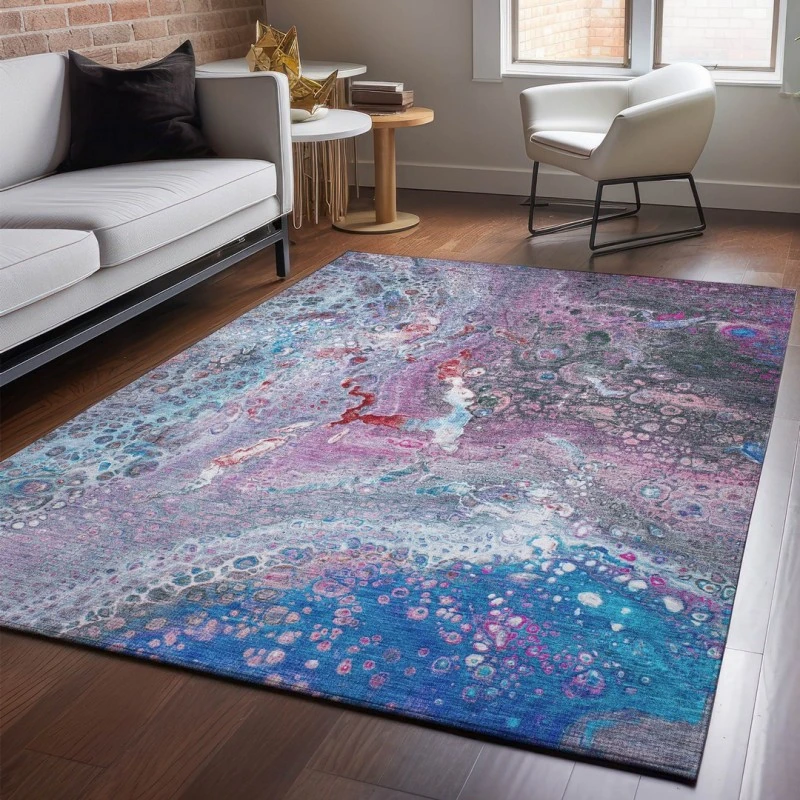 Addison Mayfield Blue AMF588 2ft. 3in. x 7ft. 6in. Rect. Rug