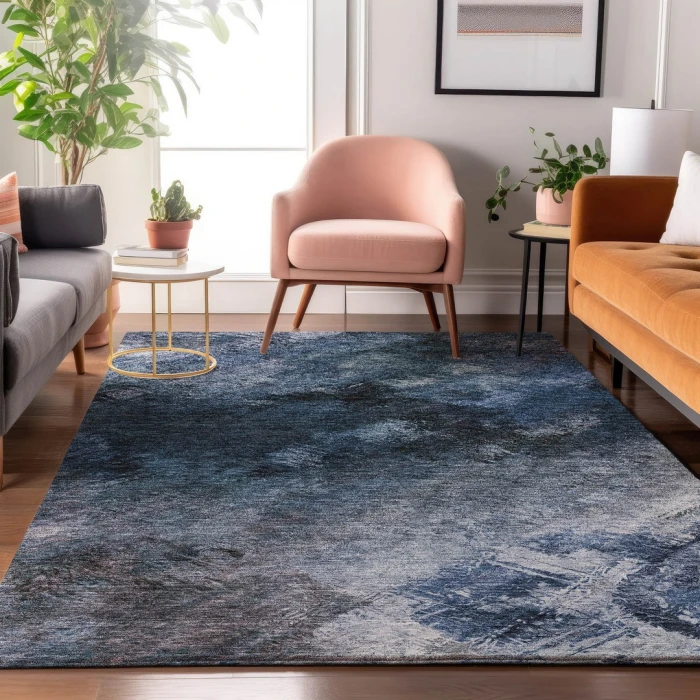 Addison Mayfield Blue AMF590 2ft. 3in. x 7ft. 6in. Rect. Rug