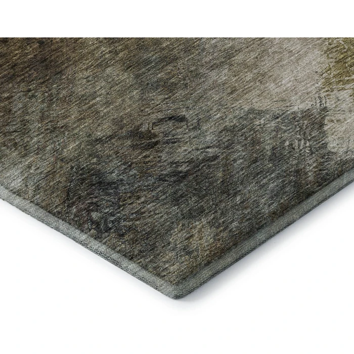 Addison Mayfield Brown AMF590 - 8ft. Round Rug