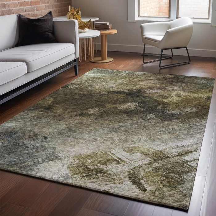 Addison Mayfield Brown AMF590 - 8ft. Round Rug