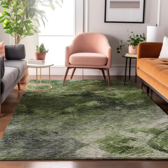 Addison Mayfield Green AMF590 8ft. x 10ft. Rect. Rug