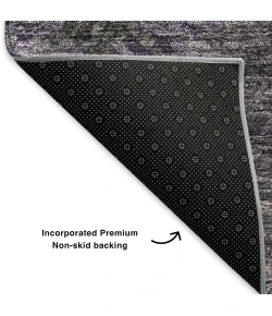 Addison Mayfield Purple AMF590 - 8ft. Round Rug