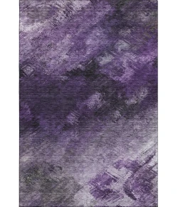 Addison Mayfield Purple AMF590 - 8ft. Round Rug