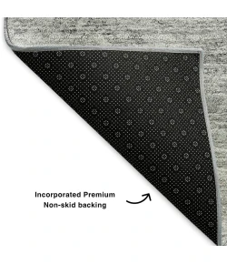 Addison Mayfield Gray AMF590 - 8ft. Round Rug