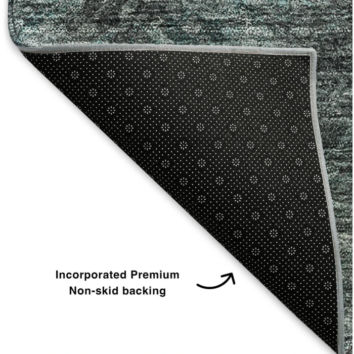 Addison Mayfield Teal AMF590 2ft. 3in. x 7ft. 6in. Rect. Rug