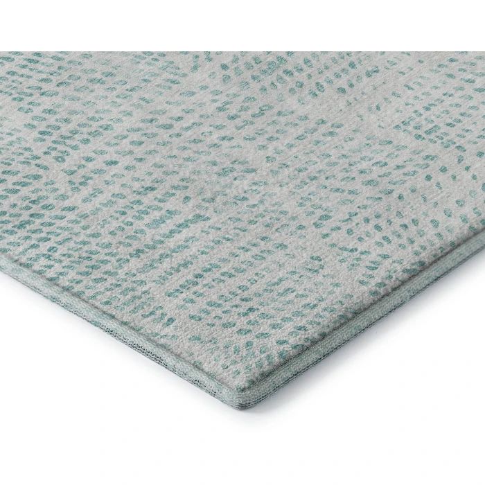 Addison Mayfield Teal AMF591 - 8ft. Round Rug