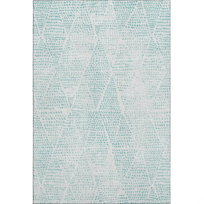Addison Mayfield Teal AMF591 - 8ft. Round Rug
