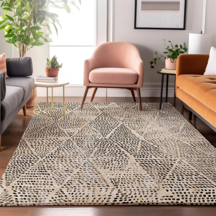 Addison Mayfield Brown AMF591 5ft. x 7ft. 6in. Rect. Rug