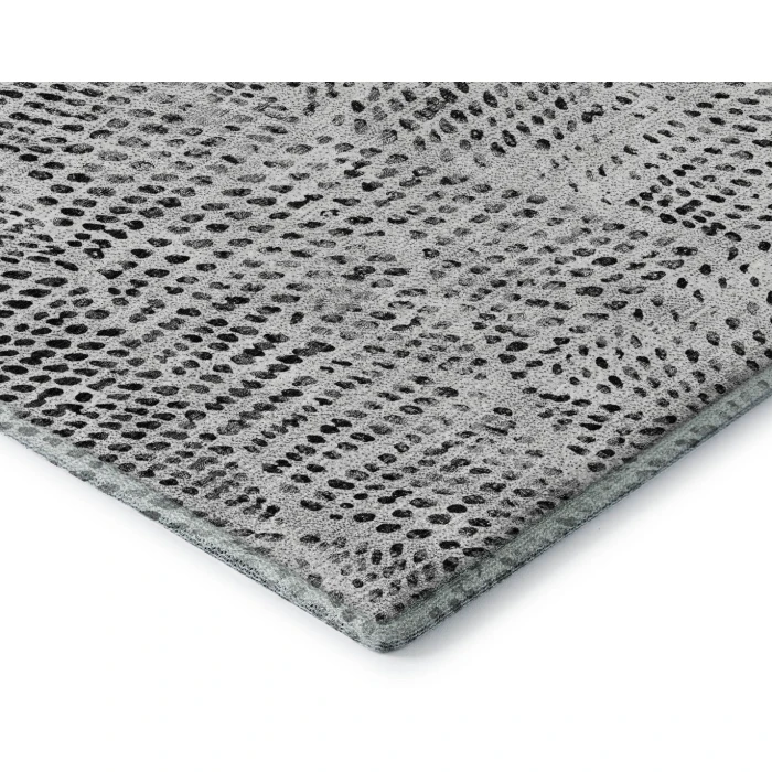 Addison Mayfield Gray AMF591 - 8ft. Round Rug