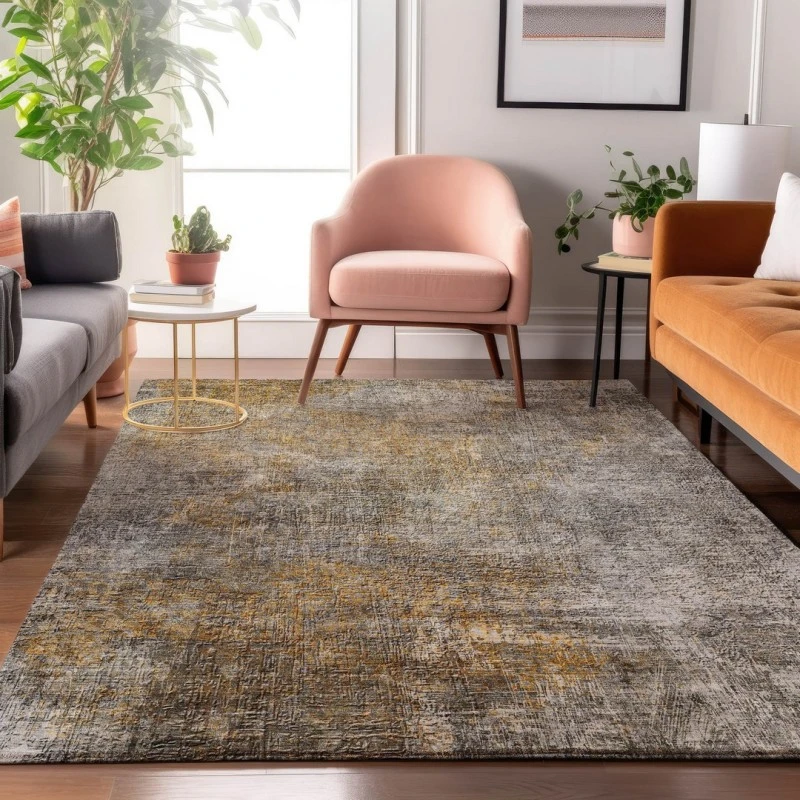 Addison Mayfield Gray AMF593 - 8ft. Round Rug