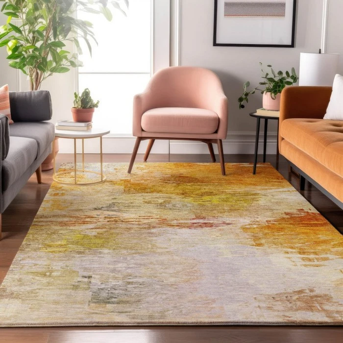 Addison Mayfield Orange AMF595 2ft. 3in. x 7ft. 6in. Rect. Rug