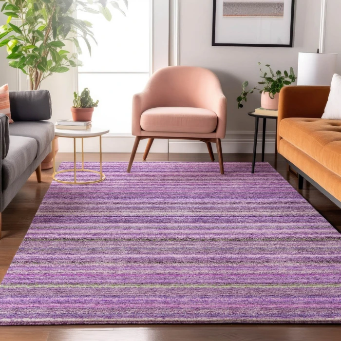 Addison Mayfield Purple AMF598 2ft. 3in. x 7ft. 6in. Rect. Rug