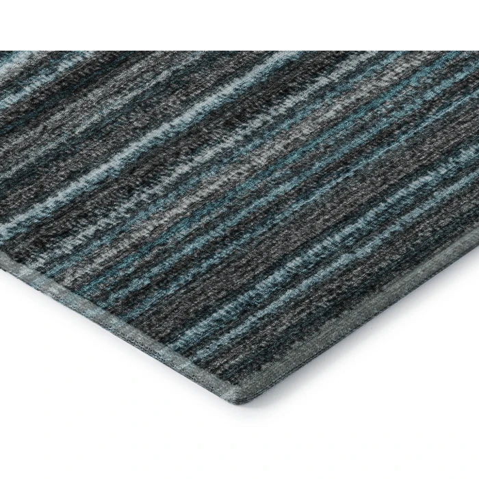 Addison Mayfield Teal AMF598 - 8ft. Round Rug