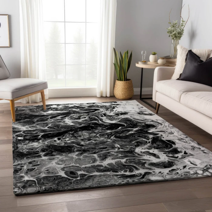 Addison Mayfield Black AMF59 2ft. 3in. x 7ft. 6in. Rect. Rug