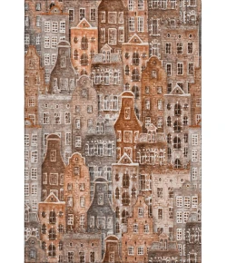 Addison Mayfield Orange AMF600 2ft. 3in. x 7ft. 6in. Rect. Rug