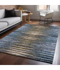 Addison Mayfield Blue AMF604 - 8ft. Round Rug