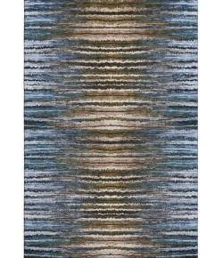 Addison Mayfield Blue AMF604 - 8ft. Round Rug
