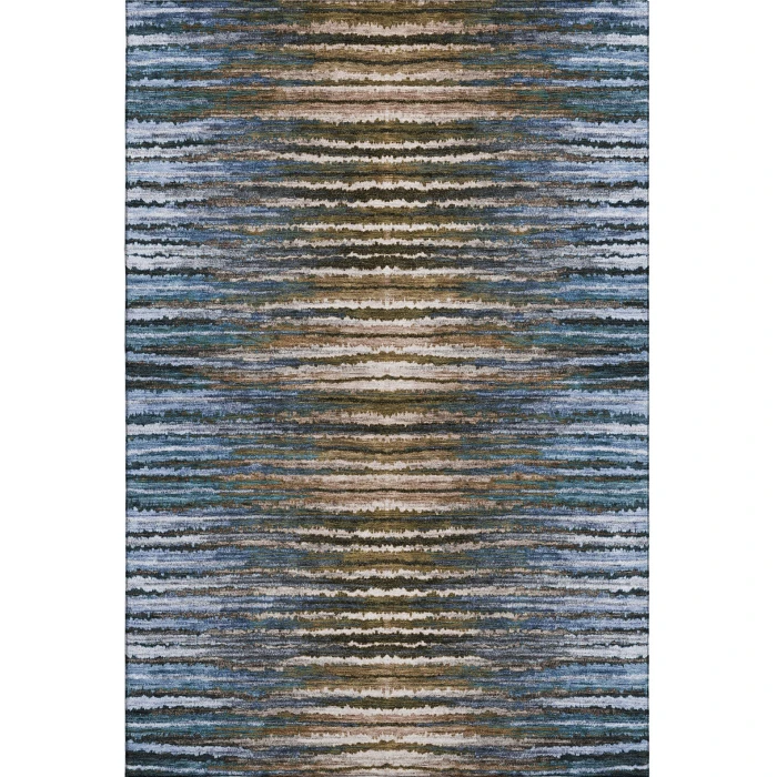 Addison Mayfield Blue AMF604 - 8ft. Round Rug