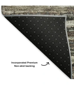 Addison Mayfield Brown AMF604 - 8ft. Round Rug