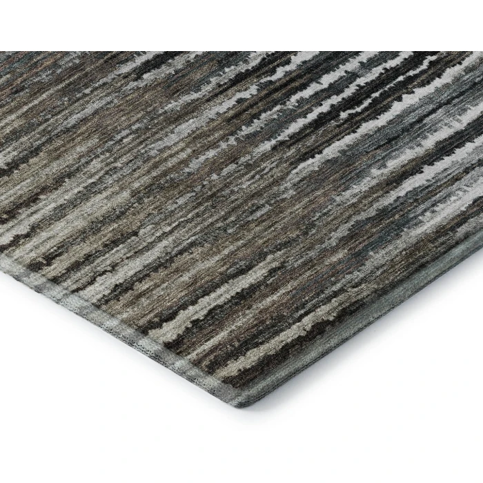 Addison Mayfield Brown AMF604 - 8ft. Round Rug