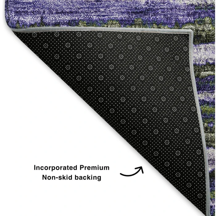 Addison Mayfield Purple AMF604 8ft. x 10ft. Rect. Rug