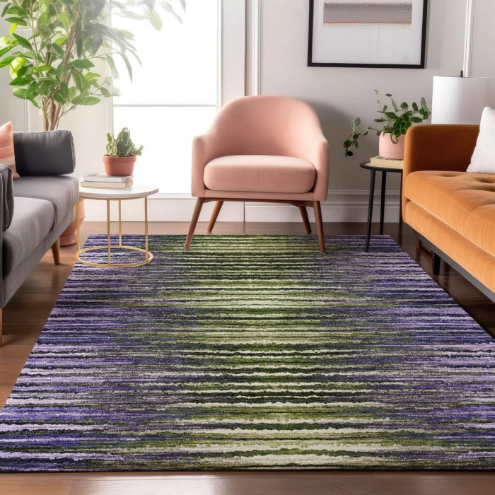 Addison Mayfield Purple AMF604 8ft. x 10ft. Rect. Rug