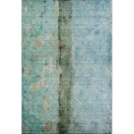 Addison Mayfield Blue AMF605 - 8ft. Round Rug