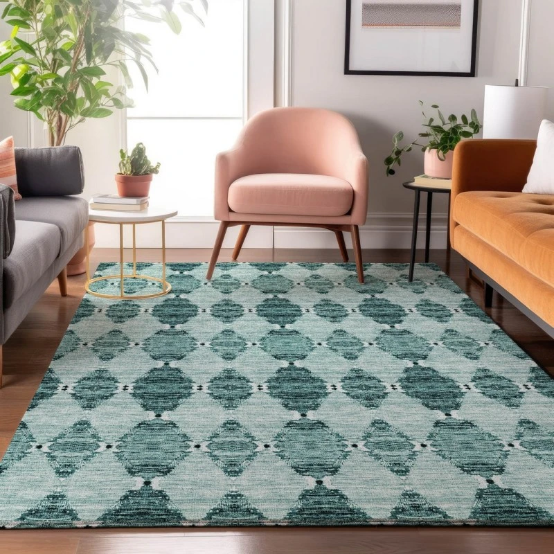 Addison Mayfield Teal AMF610 8ft. x 10ft. Rect. Rug