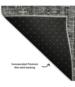 Addison Mayfield Gray AMF611 - 8ft. Round Rug