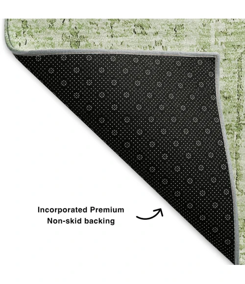 Addison Mayfield Green AMF611 - 8ft. Round Rug