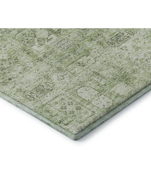 Addison Mayfield Green AMF611 - 8ft. Round Rug