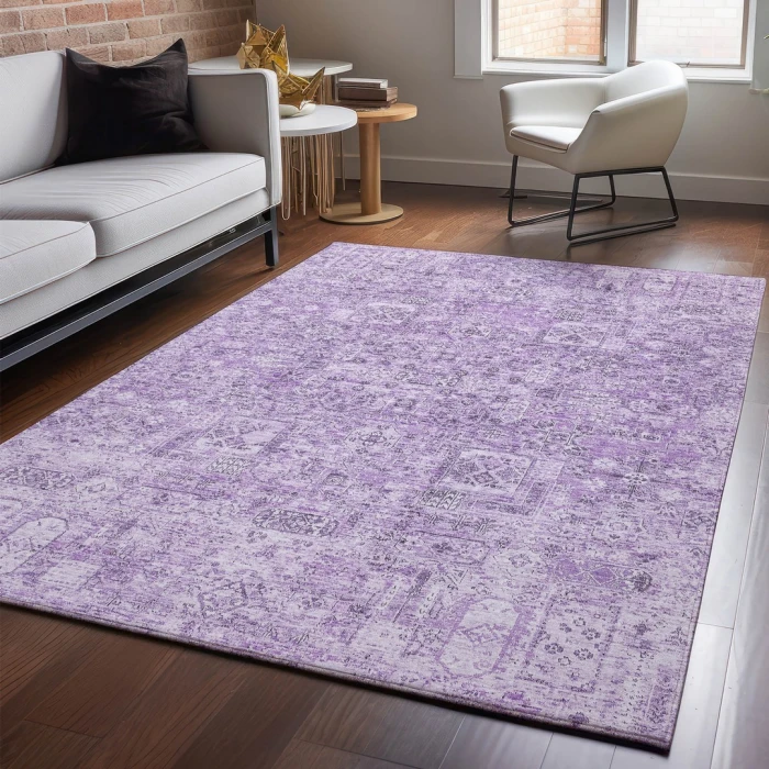 Addison Mayfield Purple AMF611 2ft. 3in. x 7ft. 6in. Rect. Rug