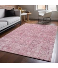 Addison Mayfield Pink AMF611 - 8ft. Round Rug