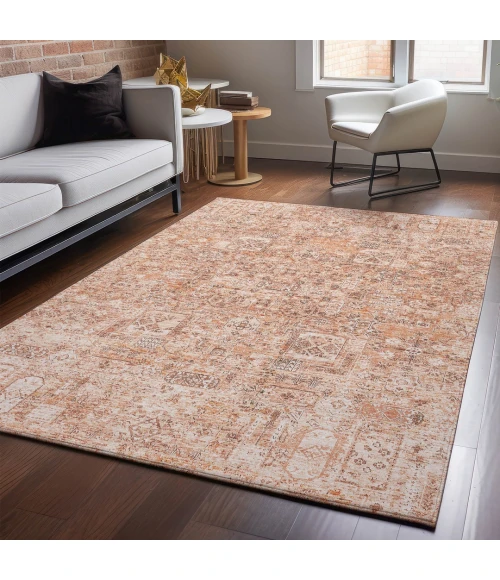 Addison Mayfield Orange AMF611 5ft. x 7ft. 6in. Rect. Rug