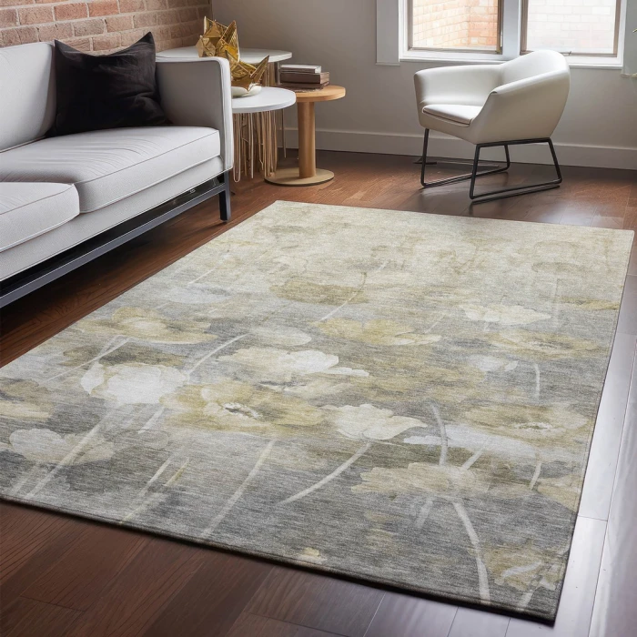 Addison Mayfield Brown AMF613 - 8ft. Round Rug